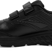 Inside view Men's Brooks Footwear style name Addiction Walker V-Strap 2 Double Wide in color Black. Sku: 110320-4E072