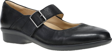 Women's Dansko Collette in Black Burnished Nubuck. Sku: 10502020200