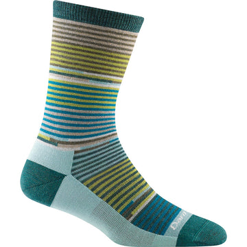 Women's Darn Tough Socks style name Pixie Crew Light in color Teal . Sku: 1692-TEAL