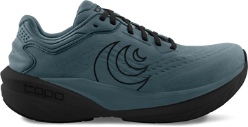 Quarter turn view Men's Topo Footwear style name Phantom 4 in color Stone / Black. Sku: M087-STNBLK